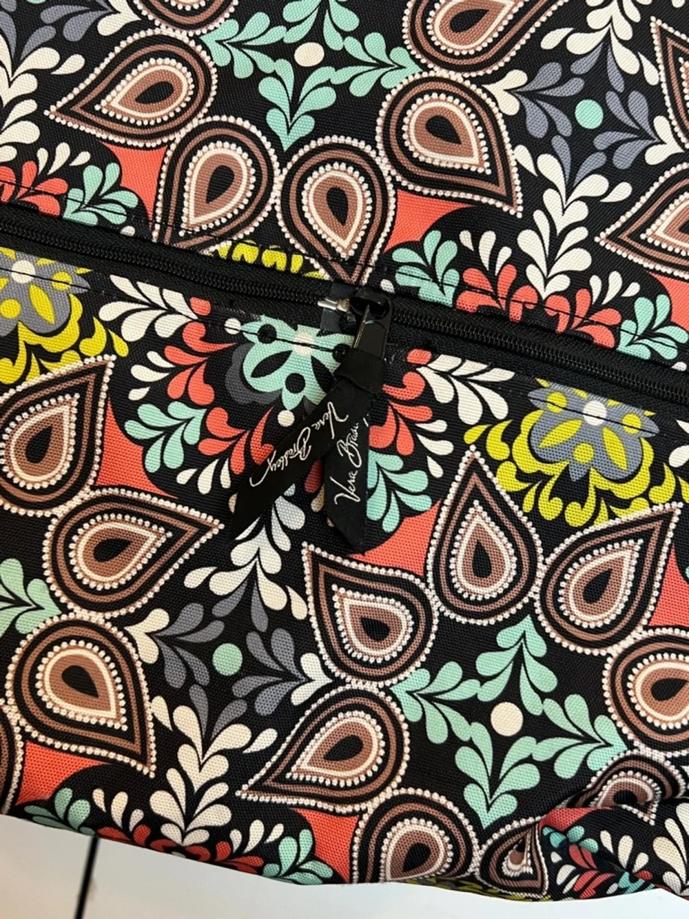 Vera Bradley Sierra Bundle 2 Pc Tote‎ + Crossbody Floral Medallion Travel Bag